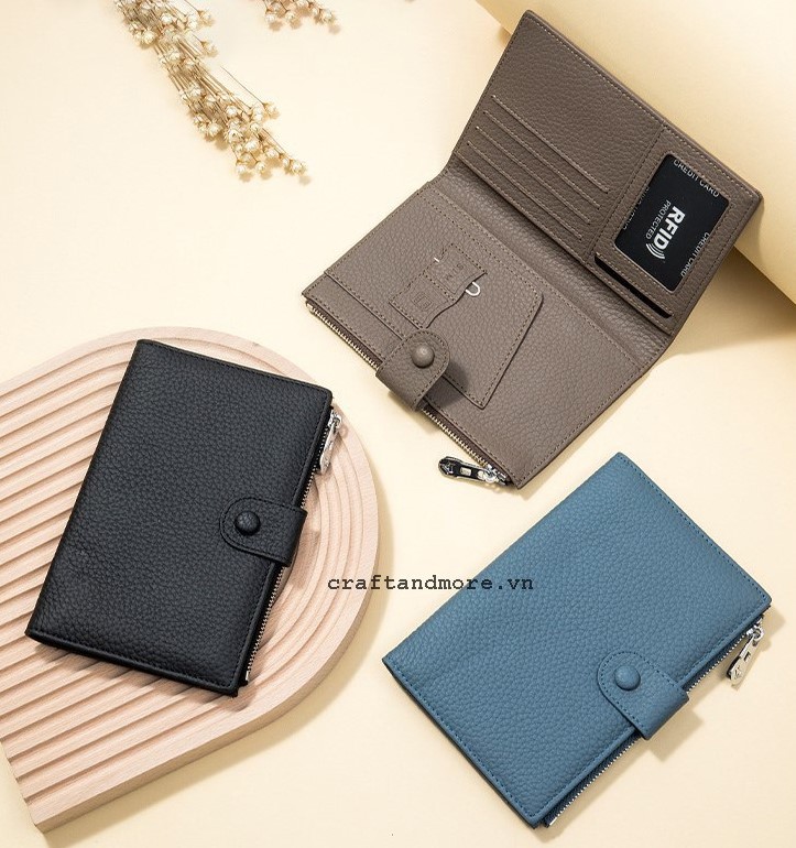 Vỏ bọc hộ chiếu - passport case màu basic