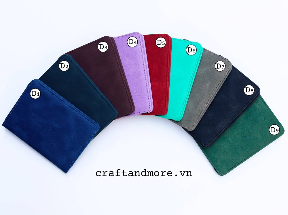 Bao da passport cover_bảng màu