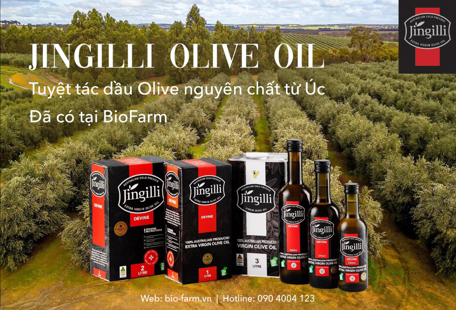 JINGILLI OLIVE OIL - TUYỆT TÁC DẦU OLIVE NGUYÊN CHẤT TỪ ÚC