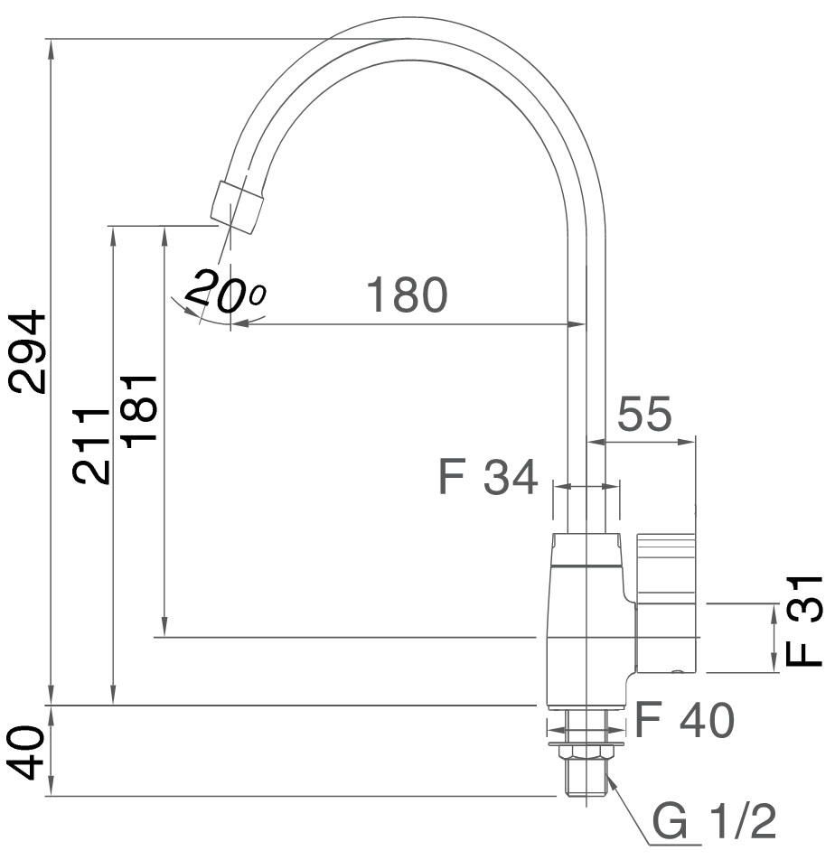 bản-vẽ-vòi-chậu-rửa-bát-inax-sfv-21