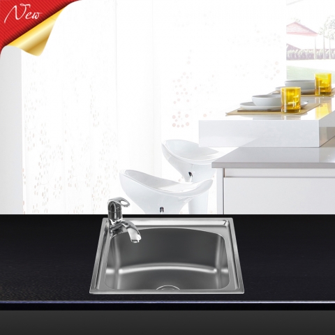 chậu rửa bát inox sơn hà s50