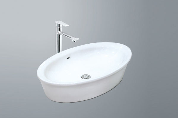 chậu rửa inax đặt bàn l-300v