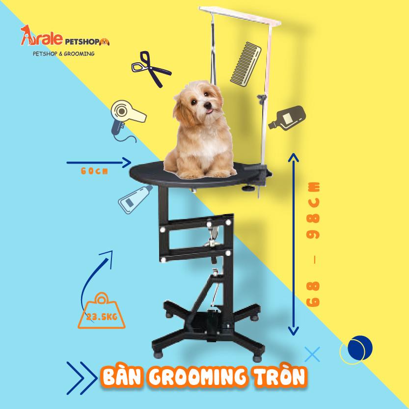 bàn grooming hỗ trợ cắt tỉa, tạo kiểu lông cho thú cưng chuyên nghiệp