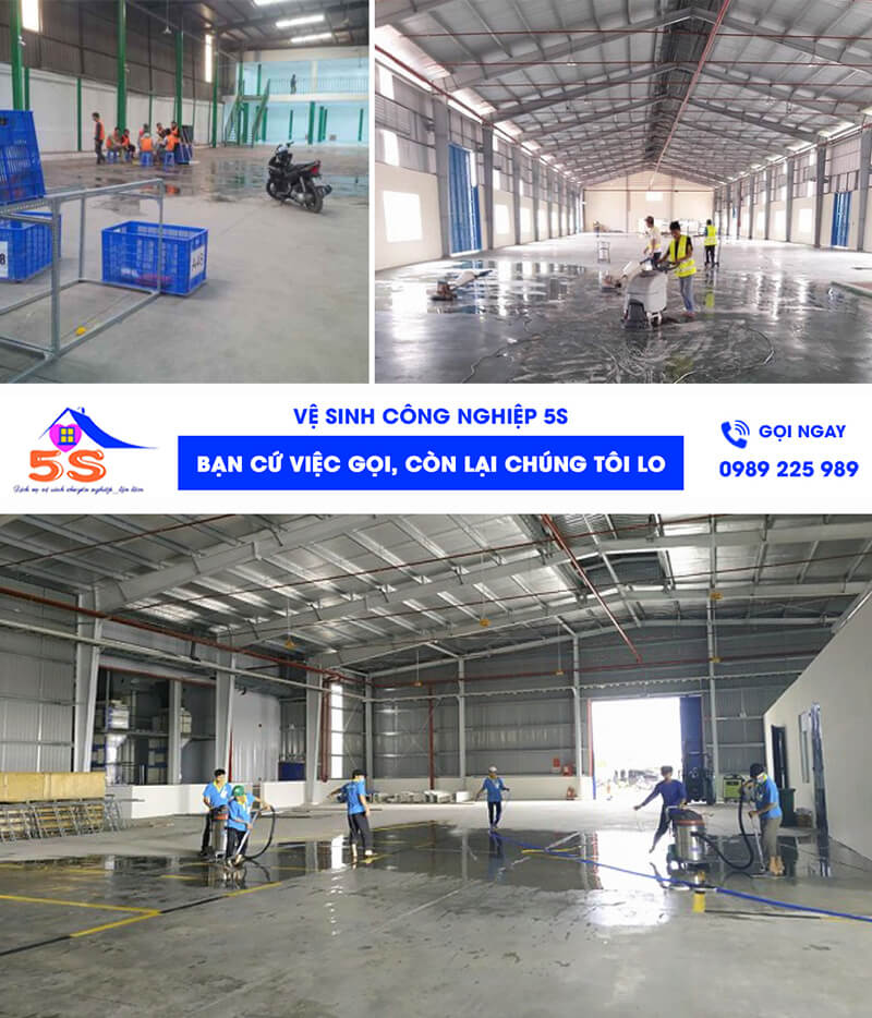 Thi công vệ sinh nhà xưởng tại Đà Nẵng