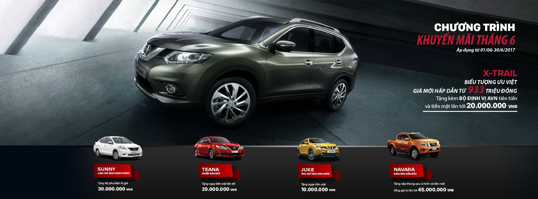 Chương Trình Khuyến Mãi Xe Nissan Tháng 6/2017 Chương Trình Khuyến Mãi Xe Nissan Tháng 6/2017