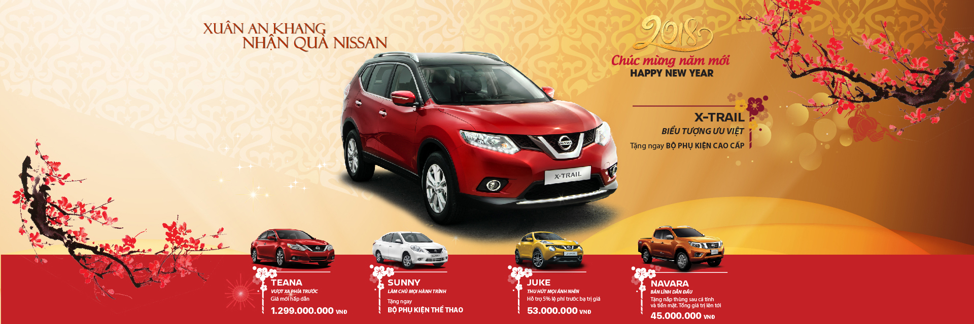 Chương Trình Khuyến Mãi Xe Nissan Tháng 1/2018 Chương Trình Khuyến Mãi Xe Nissan Tháng 1/2018