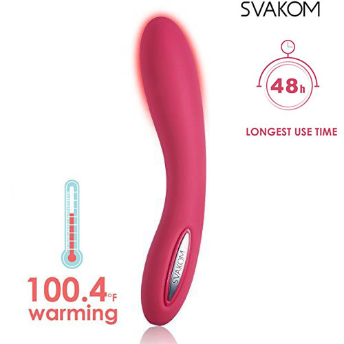 Dương vật giả svakom ấm nóng pin cực trâu