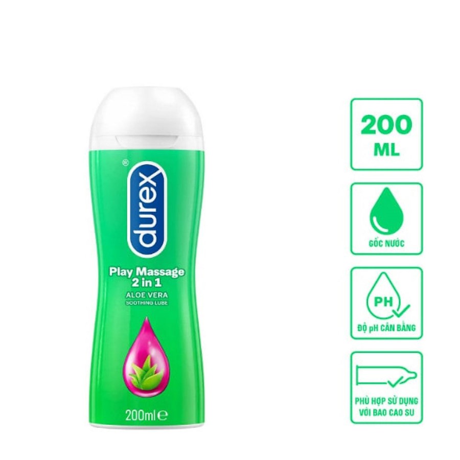 Gel bôi trơn massage Durex 2in1 200ml