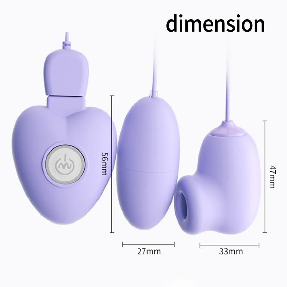 Trứng rung 2 đầu Rung Bú Sạc Điện