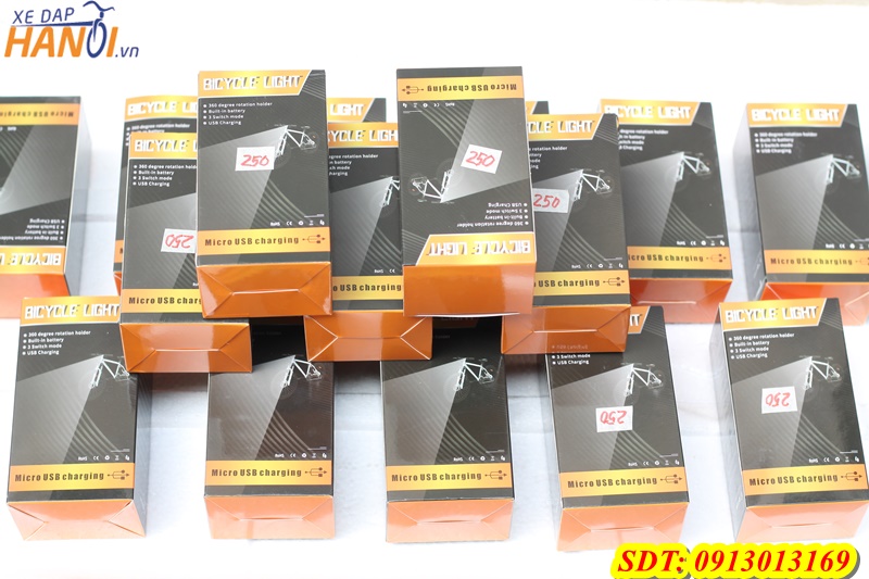 Đèn led 3 bóng sạc USB