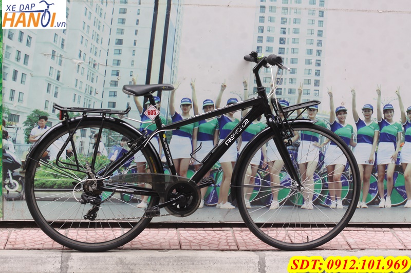 Xe đạp touring Nhật bãi Alcross 2 đén từ Japan