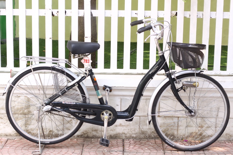 Xe đạp mini Nhật bãi ALUMINUM ĐẾN TỪ JAPAN