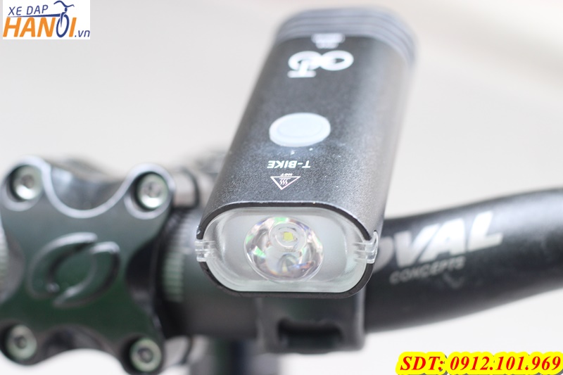 Đèn trước xe đap China loại tốt