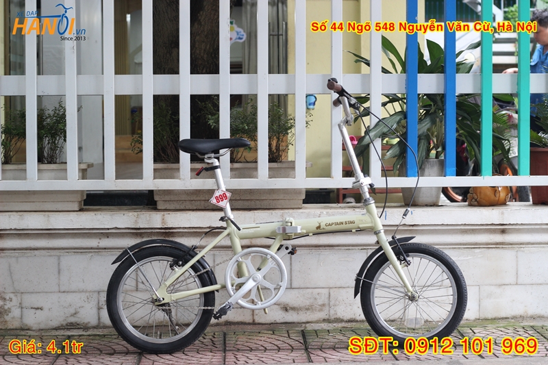 Xe đạp gập Nhật bãi Captain Stag