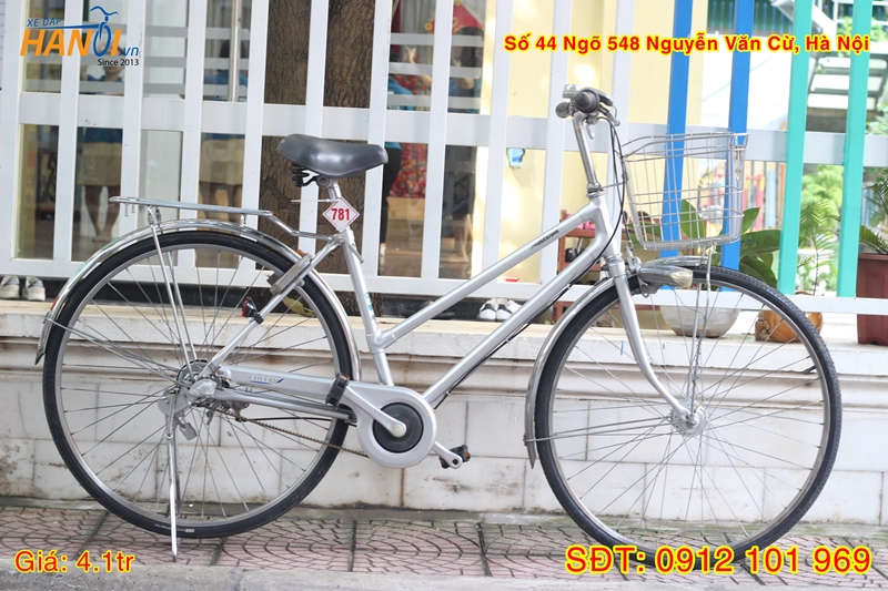 Xe đạp mini Nhật bãi Bridgestone - chạy dây curoa