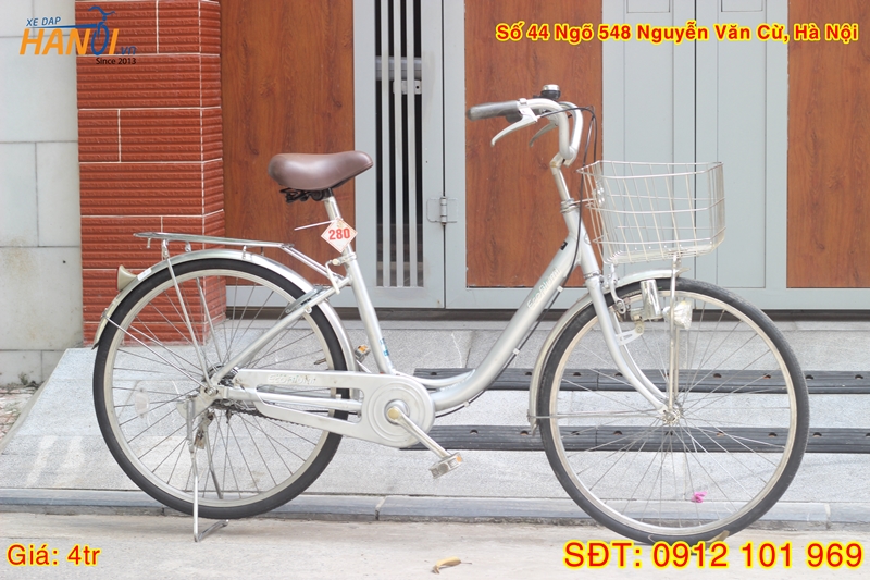 Xe đạp mini Nhật bãi Eco Alumi