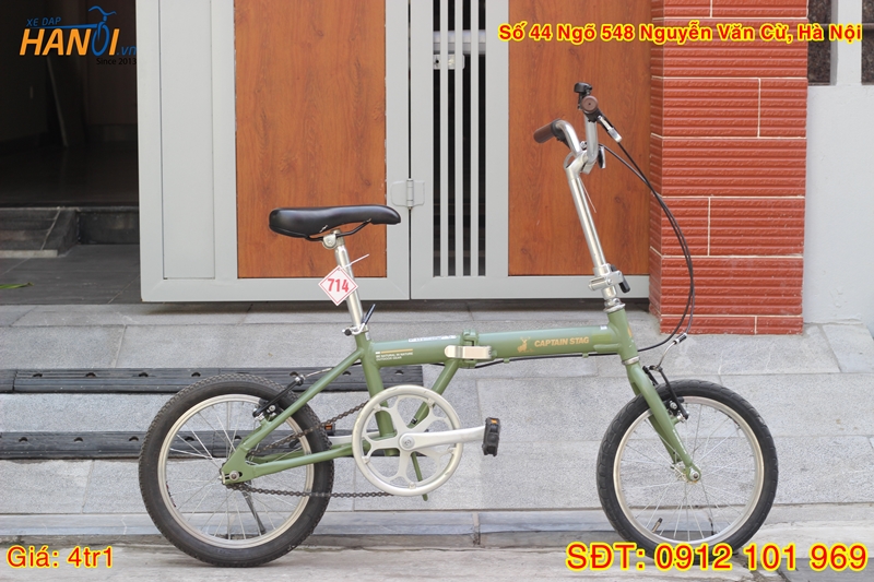 Xe đạp gấp Nhật bãi Captain Stag tới từ Nhật