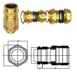 ỐC SIẾT CÁP E1W (INDUSTRIAL CABLE GLANDS)