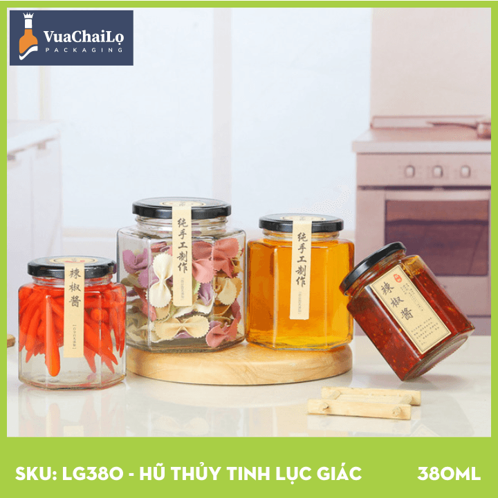 Hũ thủy tinh lục giác: Các loại, Giá cả, Địa chỉ mua uy tín?