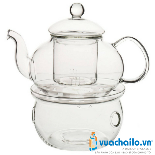 Bộ Ấm Chén Trà Thủy Tinh BT03