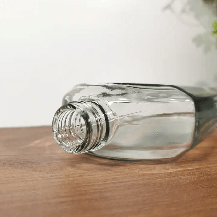 chai thủy tinh dẹt