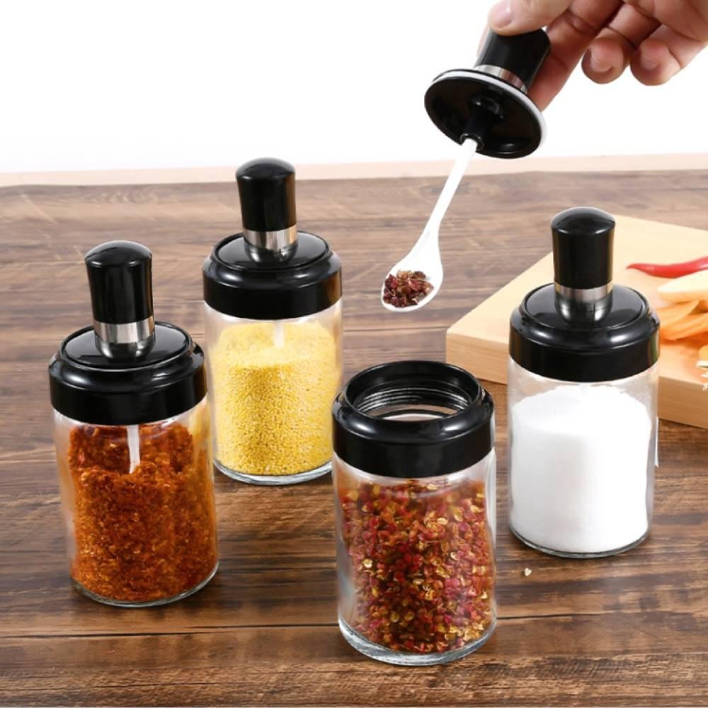 tại sao nên đựng gia vị bằng hũ thủy tinh