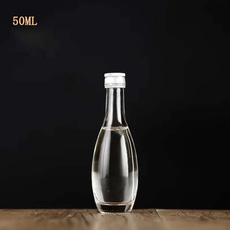 Chai Rượu Thủy Tinh Mini 50Ml Có Nắp