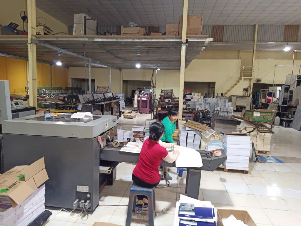 xưởng in ấn