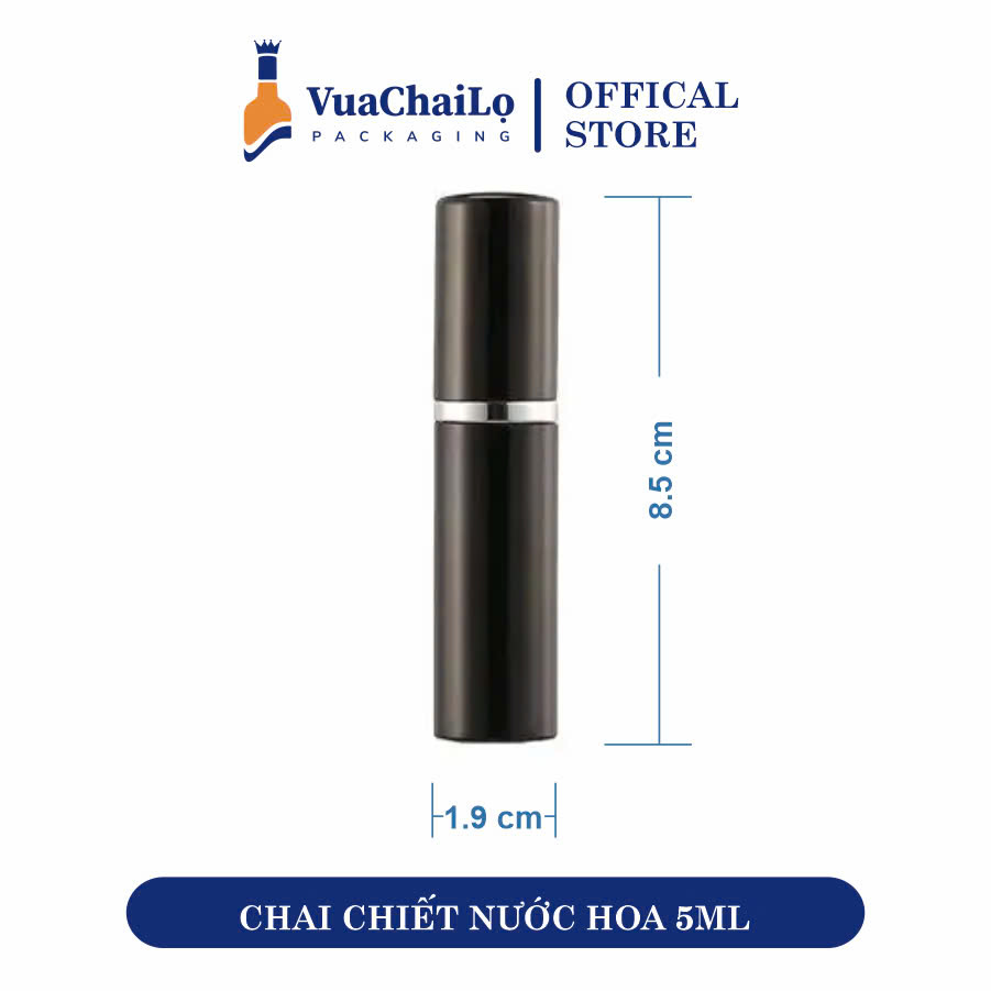 Chai Chiết Nước Hoa Nhôm 5ML