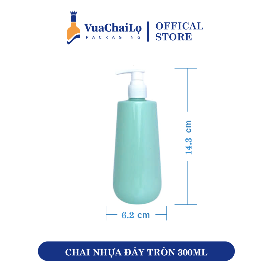 Chai Nhựa Đáy Tròn 300ML