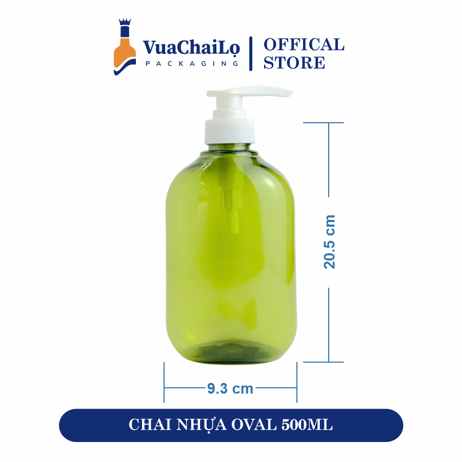 Chai Nhựa Oval 500ML