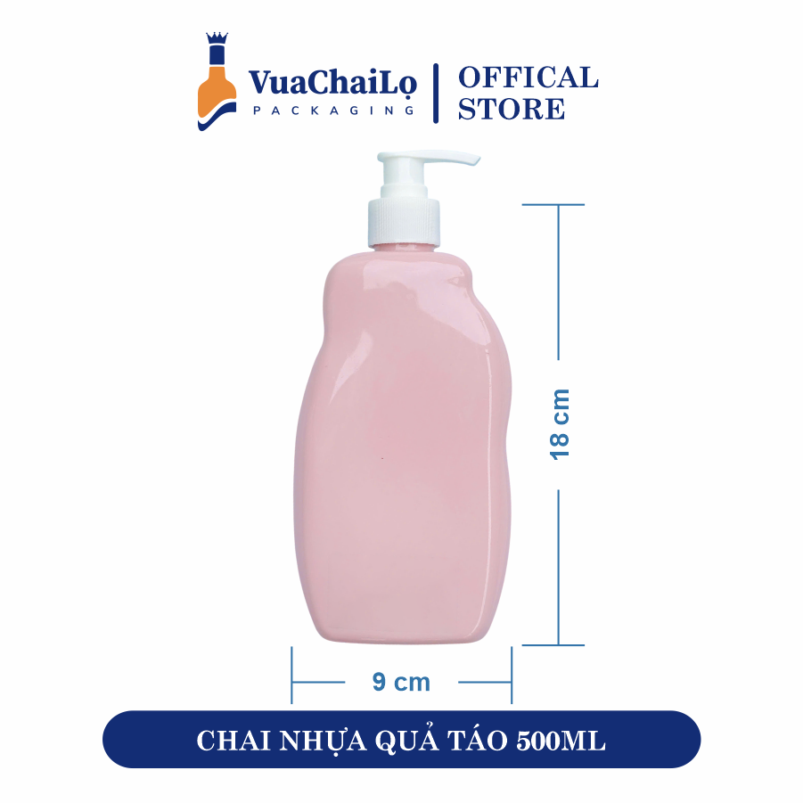 Chai Nhựa Quả Táo 500ML