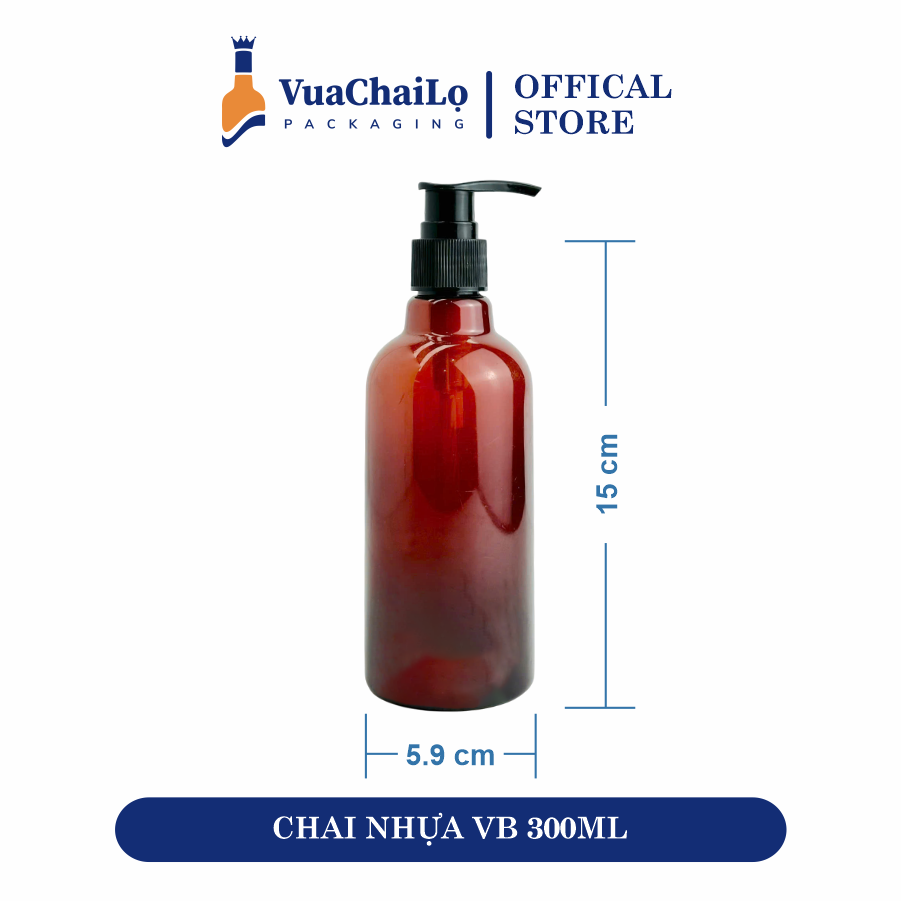 Chai Nhựa Vai Bầu 300ML