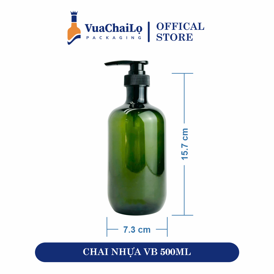 Chai Nhựa Vai Bầu 500ML