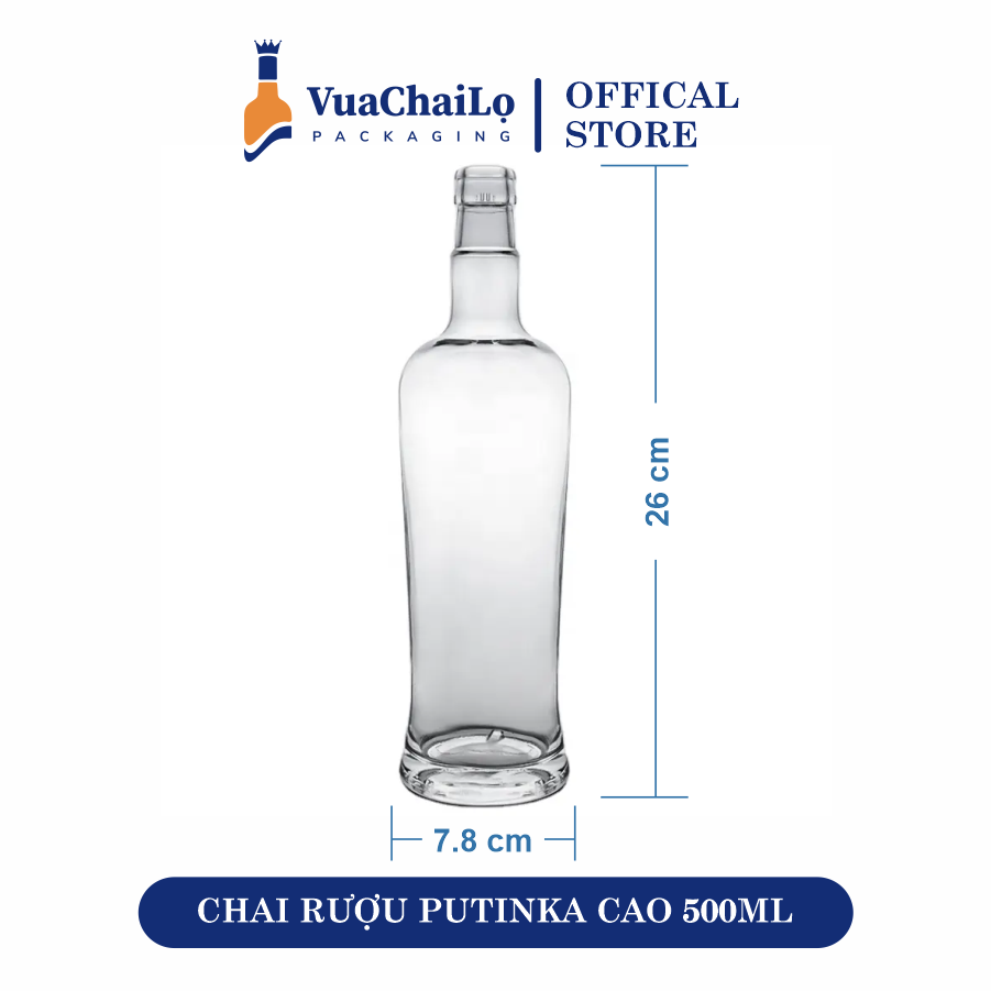 Chai Rượu Putinka 500ML