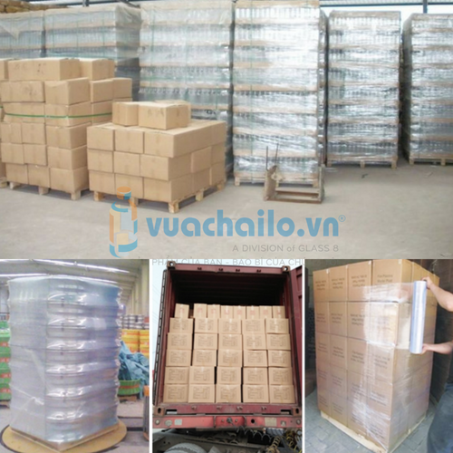 Hũ Thực Phẩm Nhựa Pet Nắp Nhôm Vàng