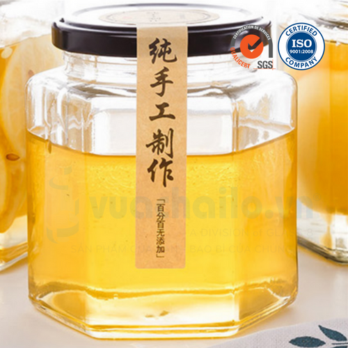 Hũ Thủy Tinh Lục Giác 380ml