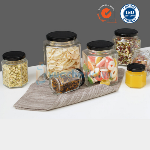 Hũ Thủy Tinh Lục Giác 85ml