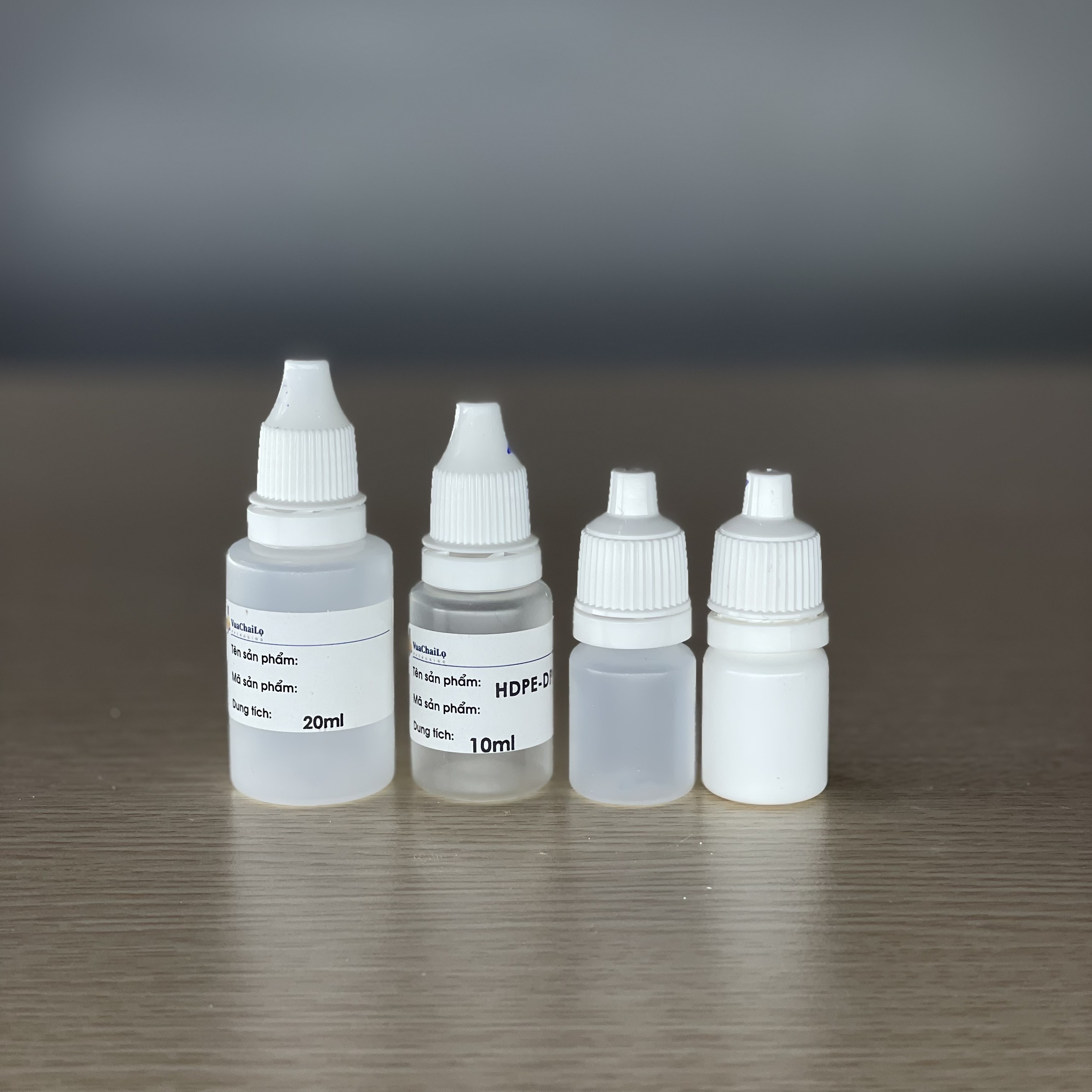 Chai Dược Phẩm Nhỏ Mắt, Nhỏ Mũi Nhựa PE