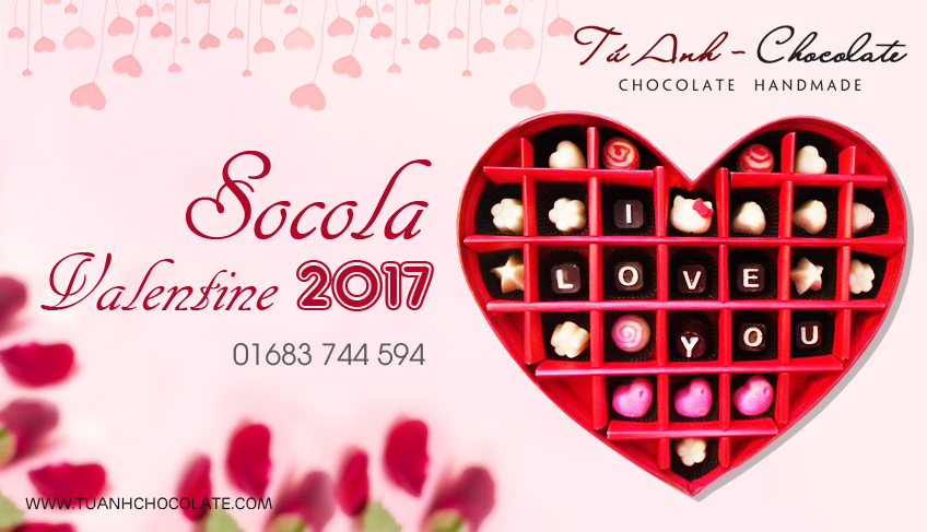 hộp đựng socola valentine 27 ngăn