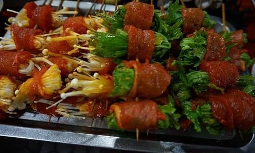 bò cuốn cải mèo