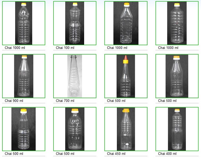 chai nhựa pet thực phẩm