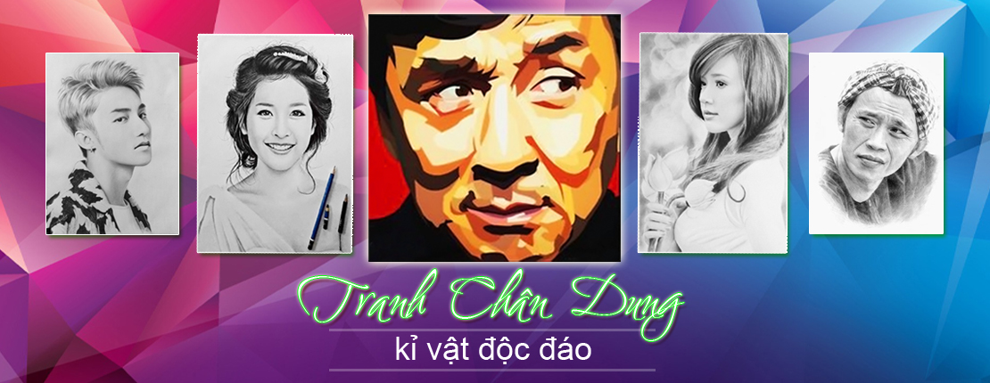 tranh chan dung chi dep