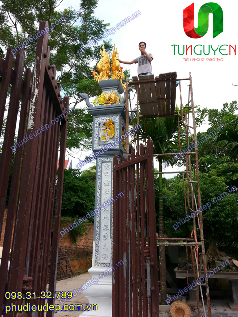 đắp vẽ đình chùa, đắp rồng phượng