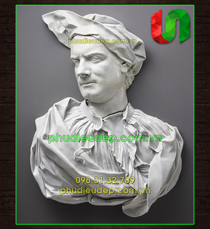 phù điêu chân dung bán thân