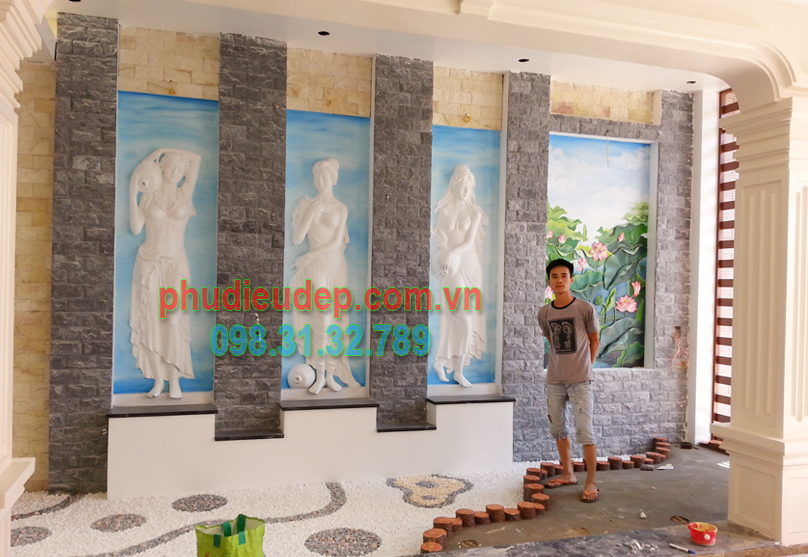 phu dieu co gai om binh, phu dieu thieu nu om binh, phu dieu thieu nu, phu dieu hoa sen