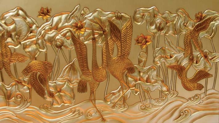 tranh phù điêu composite (phu dieu comporit)