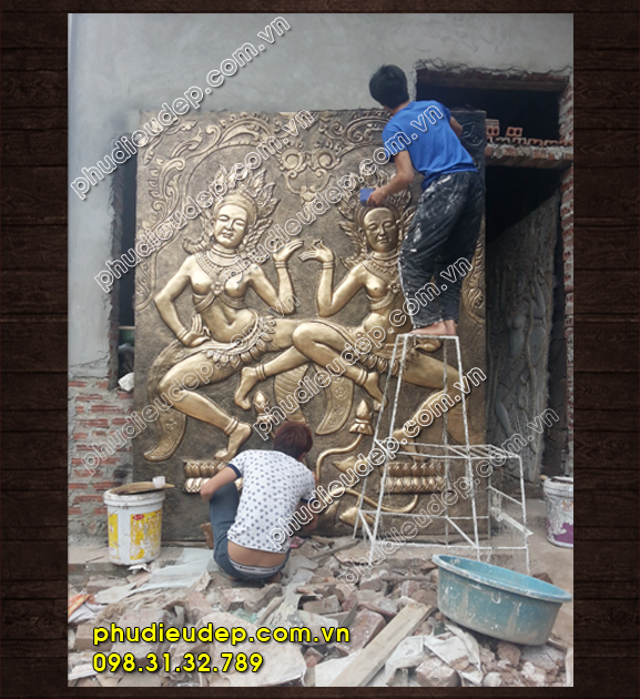 Phù điêu Apsara Ấn Độ