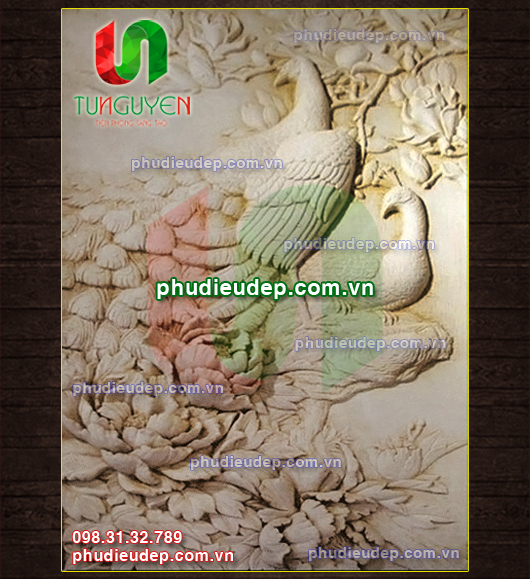 phu dieu chim cong, phu dieu doi chim cong, phu dieu hoa mau don