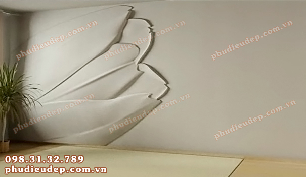 phù điêu hoa tuylip